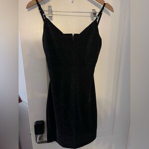 CBR Sparkling Black Mini Dress